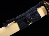 Japanese Samurai Sword High Carbon Steel Clay Tempered Katana SHIJIAN190306