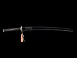 Japanese Samurai Sword Folded Steel Clay Tempered Katana SHIJIAN190309