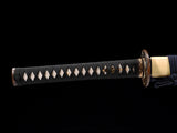 Japanese Samurai Sword High Carbon Steel Clay Tempered Katana SHIJIAN190306