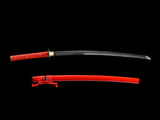 Japanese Samurai Sword High Carbon Steel Clay Tempered Katana SHIJIAN190305