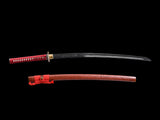 Japanese Samurai Sword High Carbon Steel Clay Tempered Katana SHIJIAN190304