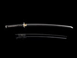 Japanese Samurai Sword Folded Steel Clay Tempered Katana SHIJIAN190309