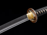 Japanese Samurai Sword High Carbon Steel Clay Tempered Katana SHIJIAN190306