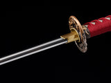 Japanese Samurai Sword High Carbon Steel Clay Tempered Katana SHIJIAN190304