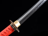Japanese Samurai Sword High Carbon Steel Clay Tempered Katana SHIJIAN190305