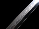 Japanese Samurai Sword Folded Steel Clay Tempered Katana SHIJIAN190309