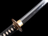 Japanese Samurai Sword High Carbon Steel Clay Tempered Katana SHIJIAN190306