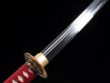 Japanese Samurai Sword High Carbon Steel Clay Tempered Katana SHIJIAN190304