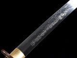 Japanese Samurai Sword High Carbon Steel Clay Tempered Katana SHIJIAN190306