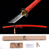 Japanese Samurai Sword High Carbon Steel Clay Tempered Katana SHIJIAN190305