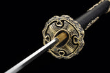 Japanese Samurai Sword High Carbon Steel Clay Tempered Tachi Sword SHIJIAN190802