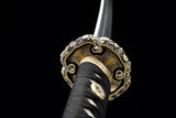 Japanese Samurai Sword High Carbon Steel Clay Tempered Tachi Sword SHIJIAN190802