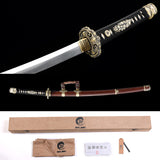 Japanese Samurai Sword High Carbon Steel Clay Tempered Tachi Sword SHIJIAN190802