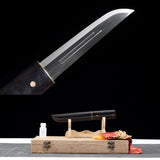Japanese Samurai Sword Folded Steel Tantō SHIJIAN190803