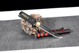 Japanese Samurai Sword Folded Steel Tantō SHIJIAN190805