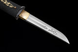 Japanese Samurai Sword Folded Steel Tantō SHIJIAN190805