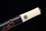 Japanese Samurai Sword Folded Steel Tantō SHIJIAN190806