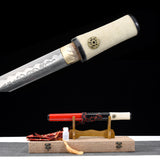 Japanese Samurai Sword Folded Steel Tantō SHIJIAN190806