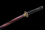 Japanese Samurai Katana Red & Blue Dragon Sword Folded Steel Sharp KT008