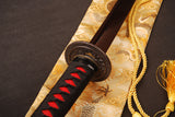 Japanese Samurai Sword Red Blade Folded Steel Katana ESB101