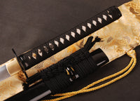Japanese Samurai Sword High Carbon Steel Clay Tempered Katana ESC05