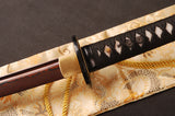 Japanese Samurai Sword Red Blade Folded Steel Katana ESB102