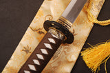 Japanese Samurai Sword Folded Steel Clay Tempered Katana ESD02