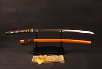 Japanese Samurai Sword Folded Steel Clay Tempered Katana ESD02