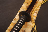 Japanese Samurai Sword Red Blade Folded Steel Katana ESB103