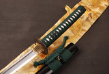 Japanese Samurai Sword Folded Steel Clay Tempered Katana ESD102