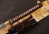 Japanese Samurai Sword High Carbon Steel Clay Tempered Katana ESC101