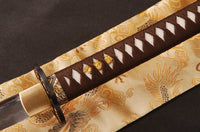 Japanese Samurai Sword High Carbon Steel Clay Tempered Katana ESC101