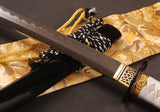 Japanese Samurai Sword Folded Steel Clay Tempered Katana ESD03