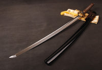 Japanese Samurai Sword High Carbon Steel Clay Tempered Katana ESC101