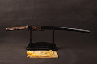 Japanese Samurai Sword Folded Steel Clay Tempered Katana ESD103