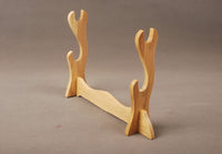 Solid Wood Simple Two-layer Stand For Japanese Samurai Sword