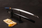 Japanese Samurai Sword Folded Steel Clay Tempered Katana ESD104