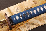 Japanese Samurai Sword Folded Steel Clay Tempered Katana ESD104