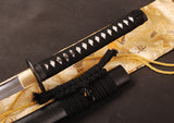 Japanese Samurai Sword High Carbon Steel Clay Tempered Katana ESC104