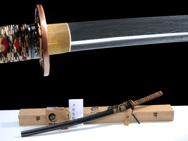 Japanese Samurai Sword Folded Steel Katana SHIJIAN180701