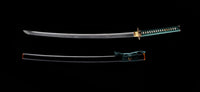 Japanese Samurai Sword High Carbon Steel Clay Tempered Katana SHIJIAN180501