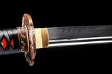 Japanese Samurai Sword High Carbon Steel Clay Tempered Katana SHIJIAN180502