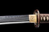 Japanese Samurai Sword High Carbon Steel Clay Tempered Katana SHIJIAN180505