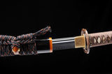 Japanese Samurai Sword High Carbon Steel Clay Tempered Katana SHIJIAN180505