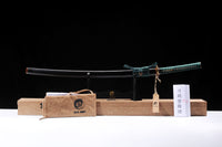 Japanese Samurai Sword High Carbon Steel Clay Tempered Katana SHIJIAN180501
