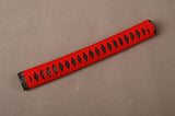Handle Tsuka Red Synthetic Silk Cord Black Rayskin For Japanese Samurai Sword