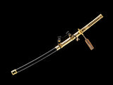 Japanese Samurai Katana Golden Blade Tachi Swords SHIJIAN180610