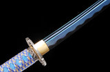 Japanese Samurai Sword Blue Blade Katana SHIJIAN180602