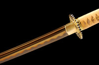 Japanese Samurai Sword Golden Blade Katana SHIJIAN180604