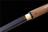Japanese Samurai Sword Blue Blade Folded Steel Katana SHIJIAN202001